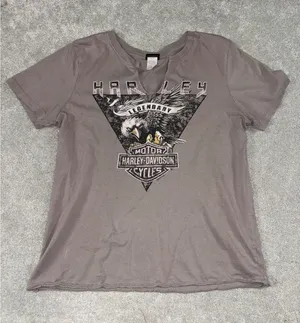 harley davidson v neck women medium‎ shirt Myrtle Beach thumbnail 1
