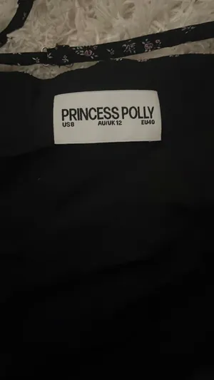 Princess Polly black flower dress thumbnail 6