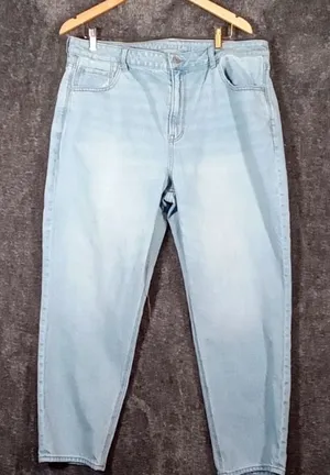 American Eagle outfitters women's high rise jeans summer 2024 size 18 short thumbnail 1