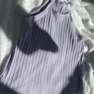 White Birch Lavender Ribbed High Neck Tank Size L thumbnail 4