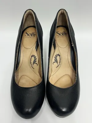 Sofft Premier Mandy Platform Heels Size 8.5 Black Leather Ortholite Footbed thumbnail 3