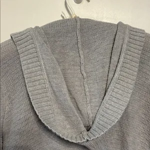 Hollister Light Gray Women's Cardigan Grandmacore thumbnail 5