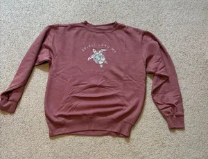 Jesus Sweatshirt Pink Size XL thumbnail 1