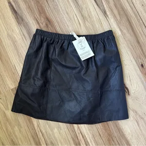 Urban Outfitters Urban Renewal Leather Mini Skirt thumbnail 2