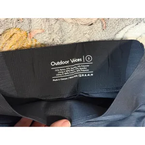 NWOT Outdoor Voices Dark Gray Athletic Leggings‎ Size Small High Rise Stretch thumbnail 2
