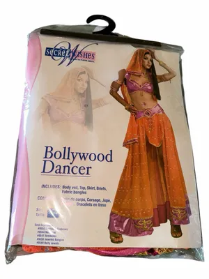 NWT womens Secret Wishes Sexy Bollywood Dancer Costume Halloween XS thumbnail 6