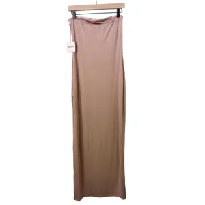 NWT SUPERDOWN Toni Slit Maxi Dress‎ in Mocha thumbnail 4