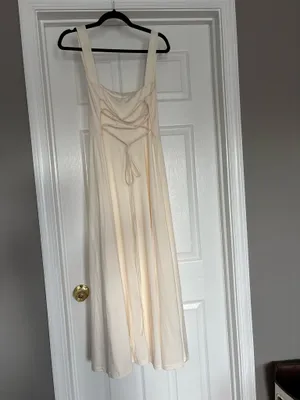 Cream Maxi Dress — NWT, Large thumbnail 2