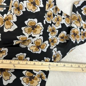As U Wish Black and Gold Floral Mini Dress thumbnail 8