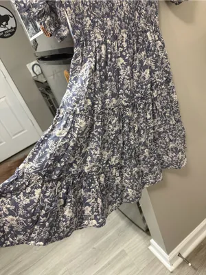 Altar’d State Floral Smocked Mini Dress – Size XS thumbnail 3
