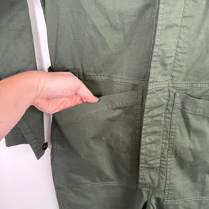Alex Mill Expedition Cotton Jumpsuit Green Utility Boiler Suit Gorpcore Women XS thumbnail 4