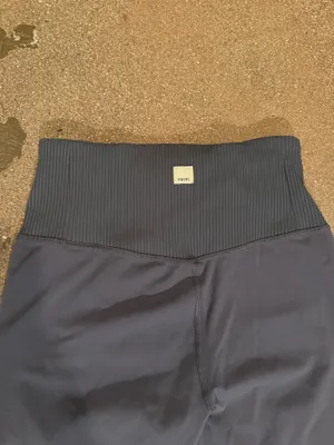 Vuori Ribbed Studio Leggings Grey thumbnail 3