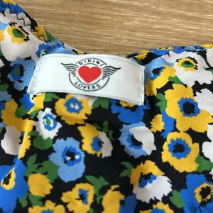 Bikini lovers floral bikini bottom Blue thumbnail 4