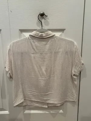 Love Note Cropped Beige Top thumbnail 2