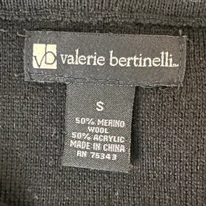 Valerie Bertinelli Pencil Skirt‎ Women's Merino Wool Pull Up Black Size Small thumbnail 3