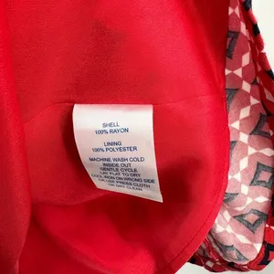 Southern Tide peyton swing dress‎ size medium sleeveless red white blue cayenne thumbnail 5