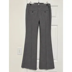 Express Design Studio Editor Gray Flare Dress Pants Trousers Size 4 thumbnail 3