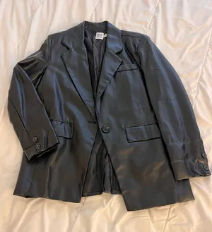Princess Polly Leather Blazer thumbnail 1