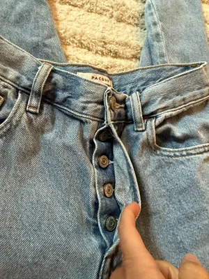 PACSUN HIGH RISE STRAIGHT BLUE JEAN thumbnail 6