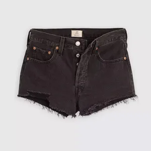 Levi’s 501® Original Fit Women's Micro Shorts in Lunar Black - Black Sz 27 thumbnail 4