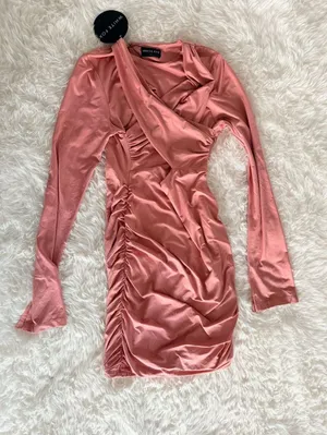 White Fox Only Desire Mini Dress Rose Size L thumbnail 1