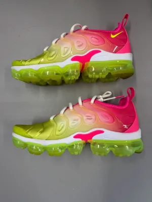 Nike Womens Air VaporMax Plus Pink Yellow Volt Gradient DC2045-900 US Size 8.5 thumbnail 4
