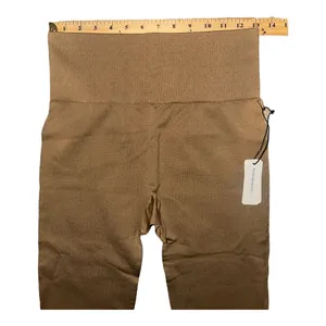 WeWoreWhat Tan‎ Seamless Circular Knit Leggings, Large thumbnail 5