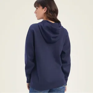 Ariat REAL Shield Logo Hoodie navy eclipse large NWOT country cowgirl western​​ thumbnail 8