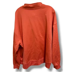 Nike Phoenix Fleece Therma-FIT Oversized Quarter Zip Sweatshirt Coral Orange 3X thumbnail 4