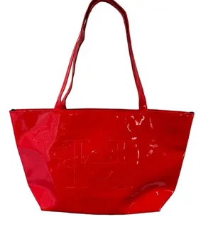 Carolina Herrera Good Girl Limited Edition Red Glossy large patent tote bag thumbnail 1
