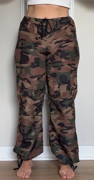Camo cargo joggers Brown Size M thumbnail 1
