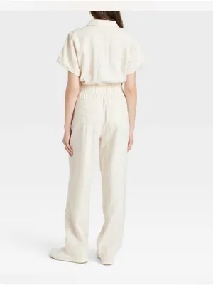 Universal Threads Cream Waist Jumpsuit size 10 thumbnail 2