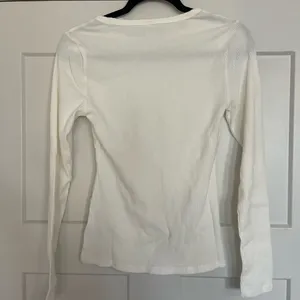 Old Navy Ribbed White Long Sleeve Tee thumbnail 2