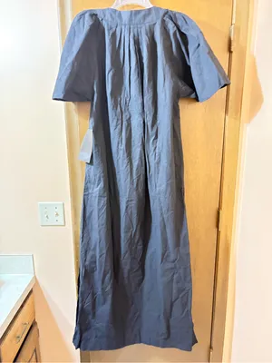 NWT Tuckernuck Pomander Place Black Flutter Sleeve Maxi Dress thumbnail 7