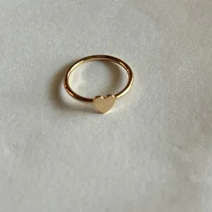 3/$20 Gold Tone Heart Love Patterned Circle Ring Size 6/7 thumbnail 3