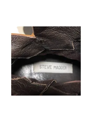 Steve Madden Woodstock Ankle Boots Beige size 7.5 Western Country Festival Boho thumbnail 10