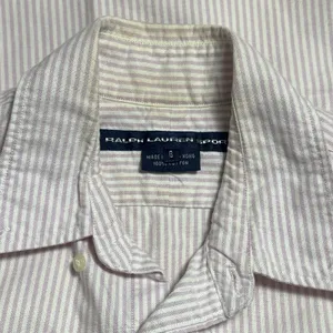 Ralph Lauren Sport 100% Cotton Flesh Pony Pink‎ White Stripe Tank Top Rodeo 6 thumbnail 10