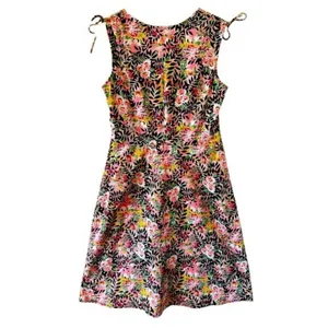 APRIL CORNELL Sleeveless V-Neck Floral Dress Size M thumbnail 6