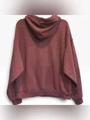 ALO Yoga Accolade Hoodie Burgundy Truffle Dusty Rose Pullover Sweatshirt M thumbnail 3
