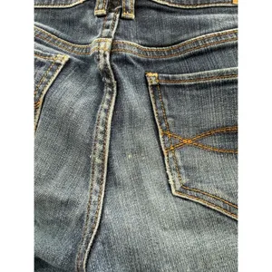 Abercrombie &‎ Fitch Denim Bermuda Shorts Womens 6 Blue Raw Hem Stretch Low Rise thumbnail 6