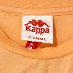 Kappa Size‎ XS Logo Pink/Salmon Color Block Tshirt thumbnail 3
