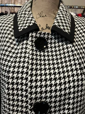 houndstooth blazer tweed jacket sz10 thumbnail 6