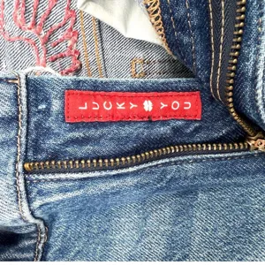 Lucky Brand Y2K Easy Rider Mid Rise Bootcut Jeans 10/30 Embroidered Boho Vibes thumbnail 6