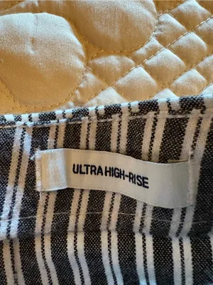 Hollister Ultra High Rise Striped Mini Skirt with Front Slits thumbnail 6
