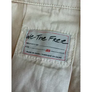 Free People We The Free Marci Coverall Romper Peach XS New‎ With Tags Utility thumbnail 5