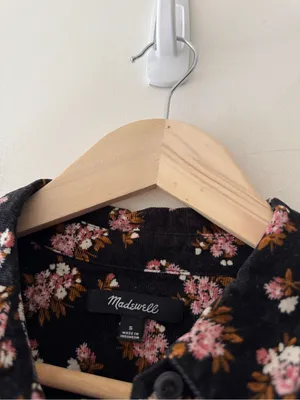 Madewell Corduroy Daily Shirt in Homestead Bouquet Floral Button Down thumbnail 7