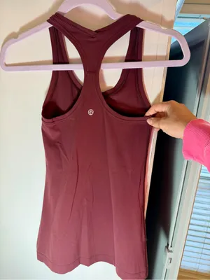 Lululemon Maroon tank top! Size 2! thumbnail 2