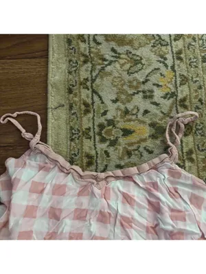 GUC SoHo Apparel Pink Plaid Pajama 2 Piece Tank Top And Pant Set thumbnail 4
