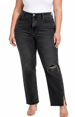 Good American Good Boy Washed Black 34‎ Jeans - Size 15 thumbnail 1