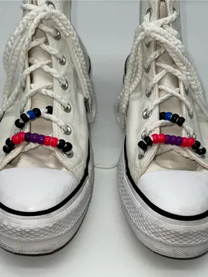 Converse Women's Chuck Taylor All Star Lift Hi White Canvas Sneaker-Size 10 thumbnail 6